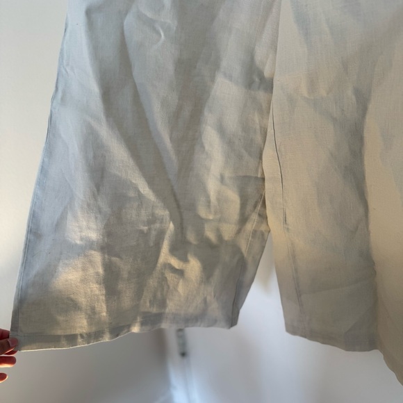 Anthropologie The Somerset  Pull On Linen Pants Size L - Picture 10 of 16